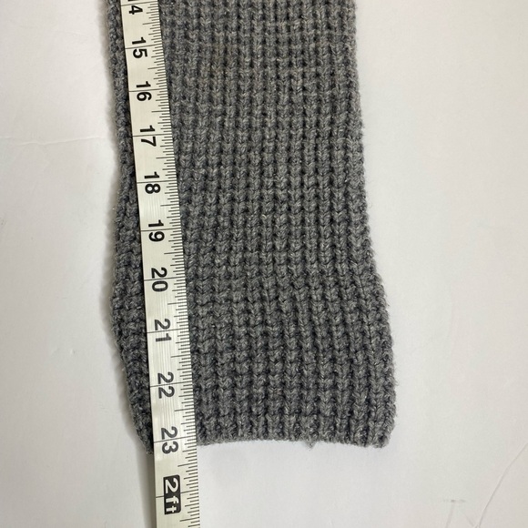 Joe's Jeans L Sweater Gray Cable Knit full Zip - Picture 7 of 7